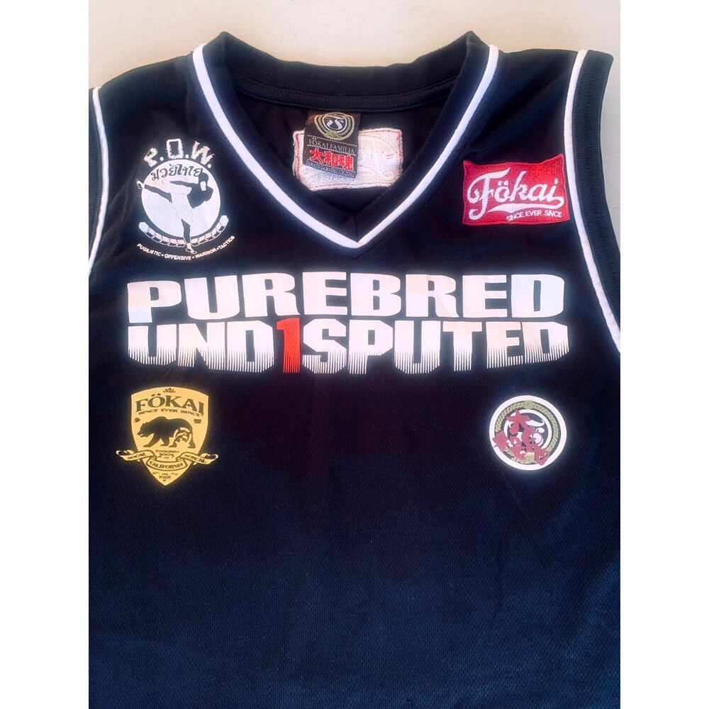 Fokai Purebred Undisputed MMA Muay Thai Basketball Jersey Mesh Tank Top Men’s L